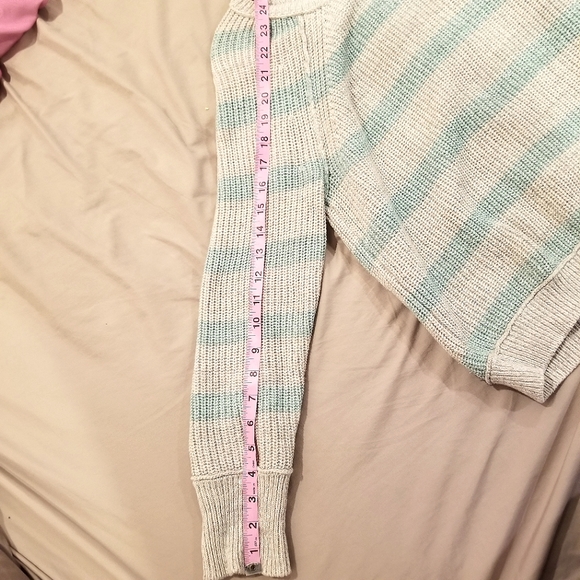 VICTORIA'S SECRET Small Mint Stripes Sweater - Picture 10 of 10